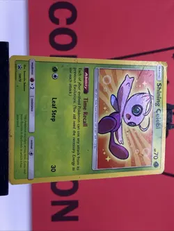 Shining Celebi SM79 Sun and Moon Promo Pokemon TCG Holo 2017 HP - Image 4