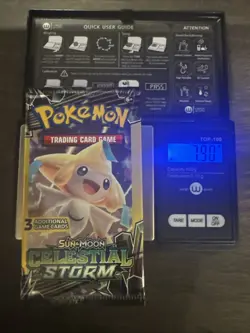 HEAVY - 7.90g - Pokemon Celestial Storm 3 Card Booster Pack - Image 1