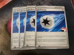 4x Jet Energy NON-HOLO 190/193 Series 4 5 Prize Pack Stamped Promo NM Pokemon 2 - Image 1