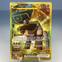 Ting-Lu EX 275/193 SV02: Paldea Evolved Gold Hyper Rare Pokemon TCG Near Mint - Image 1