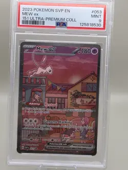 Pokemon - Mew EX 053 Pokemon TCG Scarlet & Violet 151 UPC Promo PSA 9 - Image 1
