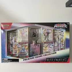 SEALED Pokemon TCG Prismatic Evolutions Premium Figure Collection - Image 1