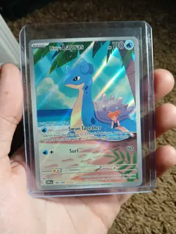 Pokemon TCG 2025 Misty's Lapras Holo Card 194/182 Sv10: Destined Rivals - Image 1
