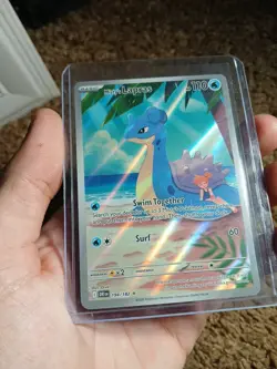 Pokemon TCG 2025 Misty's Lapras Holo Card 194/182 Sv10: Destined Rivals - Image 2
