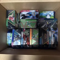 Box Of Empty Pokemon Tins Lots Of Cool Throwbacks - Image 2