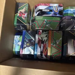 Box Of Empty Pokemon Tins Lots Of Cool Throwbacks - Image 4