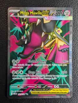 Mega Mawile ex - 162/132 Mega Evolution Base (Pokemon) Full Art Ultra Rare - Image 1