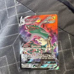 Pokemon TCG Rayquaza VMAX Silver Tempest Trainer Gallery TG20/TG30 Ultra Rare - Image 1