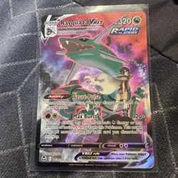 Pokemon TCG Rayquaza VMAX Silver Tempest Trainer Gallery TG20/TG30 Ultra Rare - Image 2