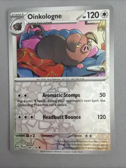 Pokemon TCG * Journey Together 140/159 Oinkologne U REVERSE HOLO * FRESH PK - Image 1