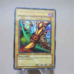 Yu-Gi-Oh Right Leg of Forbidden One LOB-120 1st Edition EX Asian English k616 - Image 2