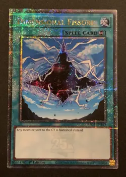Dimensional Fissure - RA03-EN163 - Quarter Century Rare - 1st Edition - YuGiOh - Image 1