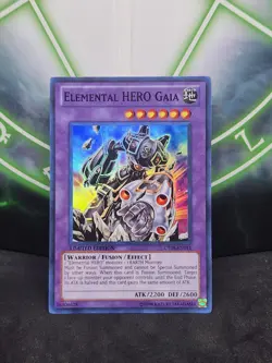 Yugioh Elemental Hero Gaia CT08-EN011 Super Rare NM - Image 1