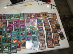 BOX OF VINTAGE 1996 YU GI OH! CARDS KONAMI 123 CARDS - Image 5