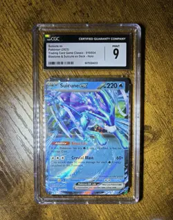 Pokemon TCG Suicune EX Classic Collection Trading Card 010/034 CGC 9 - Image 1