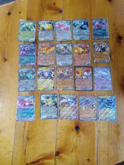 Pokemon Card Lot 20 Binder VMAX VSTAR Lot Full Art Lot Team Rocket Mint Rare - Image 1