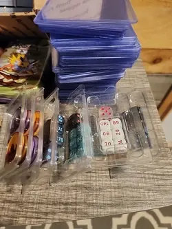Pokemon Lot Pokemon Bulk Cards Pokemon Coins Penny Sleeve Toploader - Image 4