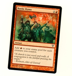 Battle Hymn #128/244 Avacyn Restored Magic The Gathering Single Common Card - Image 1