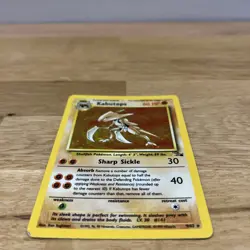 Pokemon Card Kabutops 9/62 Fossil Unlimited Holo Rare - Image 3
