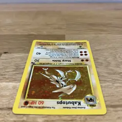 Pokemon Card Kabutops 9/62 Fossil Unlimited Holo Rare - Image 4