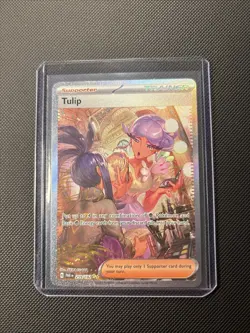 Pokemon TCG Tulip Card 259/182 Paradox Rift Sir Trainer NM Condition - Image 1