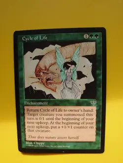 MTG Card. Cycle of Life Mirage ~Enchantment Old Vintage as pictures - Image 1