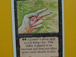 MTG Card. Deathgrip Enchantment Revised. ~Old Vintage. Exact as pics - Image 2
