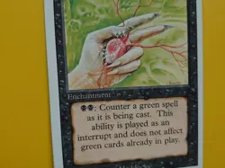 MTG Card. Deathgrip Enchantment Revised. ~Old Vintage. Exact as pics - Image 4