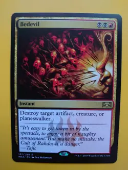 MTG Card. Bedevil Rare Instant RNA - Image 1