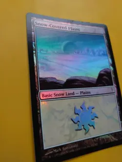 Snow-Covered PLains Basic Land Coldsnap. FOIL Rare. MTG Card as pictured - Image 3