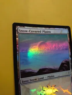 Snow-Covered PLains Basic Land Coldsnap. FOIL Rare. MTG Card as pictured - Image 4