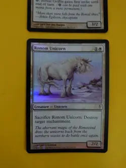 Ronom Unicorn & Boreal Griffin Coldsnap. FOIL Rare. MTG 2 Card as pictured - Image 2
