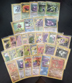 Pokemon WOTC Rare Vintage Card Lot Holo 1st Edition HP-DMG - Image 1