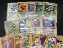 Pokemon WOTC Rare Vintage Card Lot Holo 1st Edition HP-DMG - Image 2