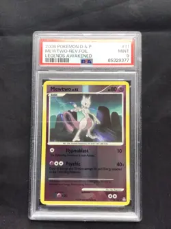 Pokemon Cards: Legends Awakened Reverse Holo: Mewtwo 11/146 PSA 9 - Image 1