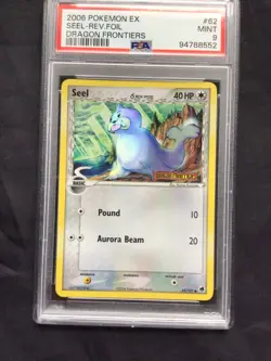 Pokemon Cards: EX Dragon Frontiers Reverse Holo: Seel 62/101: PSA 9 - Image 2