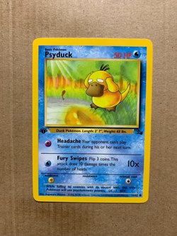 1st Edition Psyduck 53/62 Fossil Set - Common Pokemon Card - NM/Mint - Image 1