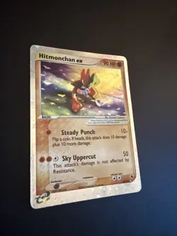 Pokemon TCG Hitmonchan EX Ruby and Sapphire Holo Ultra Rare Card 98/109 - Image 3