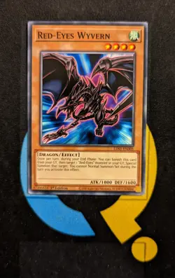 LDS1-EN005 Red-Eyes Wyvern Common 1st Edition YuGiOh Card - Image 1