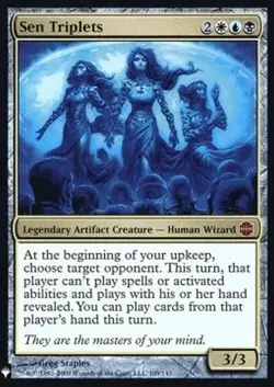 MRM ENGLISH FOIL Sen Triplets - Triplettes Sen MTG magic MB1 - Image 1