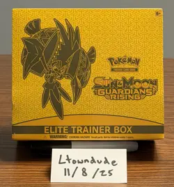 Pokemon Sun & Moon Guardians Rising Elite Trainer Box ETB - Image 1