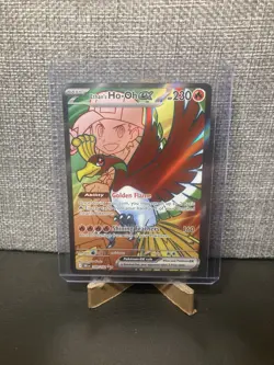 Pokemon Ethans Ho Oh Ex 209/182 Secret Rare Scarlet Violet Destined Rivals NM - Image 1