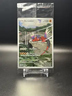 POKEMON SCARLET & VIOLET ETB #014 KORAIDON BLACK STAR PROMO - SEALED - Image 3