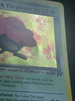 Dark Vileplume 1st Edition - Holo Rare - 2000 Pokemon Team Rocket (13/82) - Read - Image 3