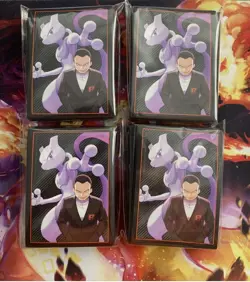 SEALED Pokemon Destined Rivals (4) Pack of 65 Sleeves - 260 Total - ETB Sleeves - Image 1
