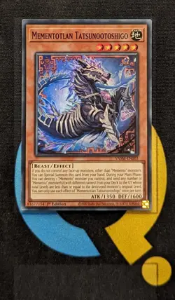 VASM-EN003 Mementotlan Tatsunootoshigo Super Rare 1st Edition YuGiOh - Image 1