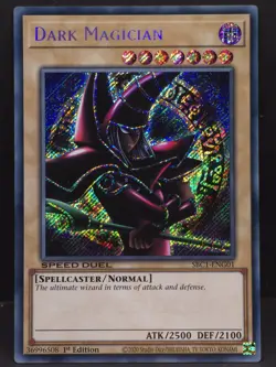 Dark Magician - SECRET RARE - Arcana - SBC1-ENG01 Yugioh - Image 1