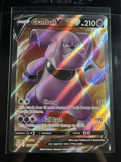 Granbull V - 159/172 - Pokemon Brilliant Stars Sword Shield Full Art Card NM - Image 1