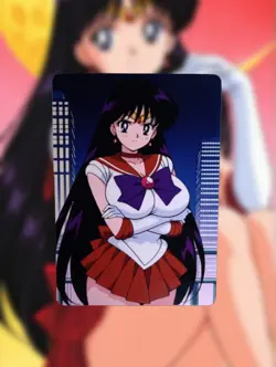 Sailor Mars Sailor Moon Anime Waifu Sexy Goddess Doujin Lewd Hentai Card - Image 1