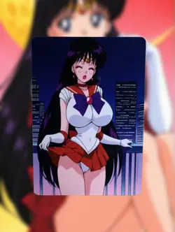 Sailor Mars Sailor Moon Anime Waifu Sexy Goddess Doujin Lewd Hentai Card - Image 1
